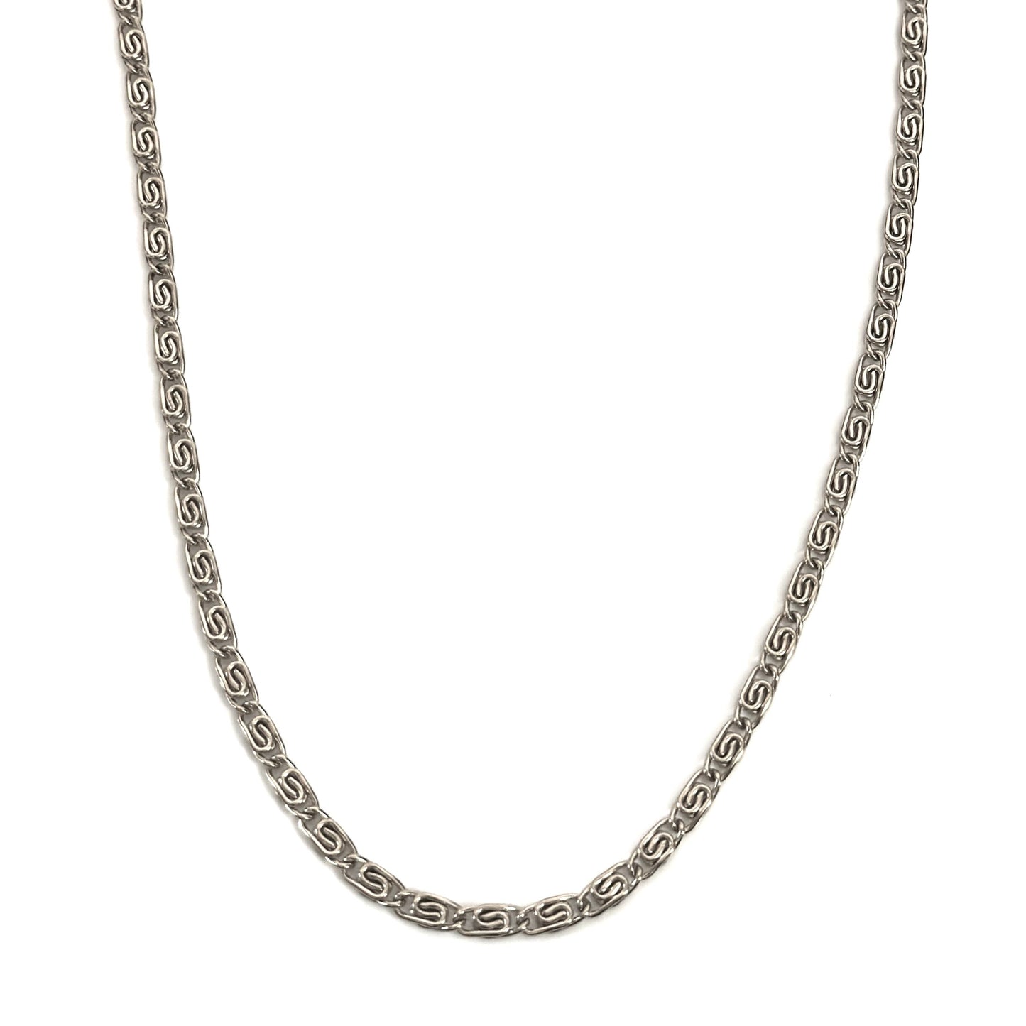 Twine silver chain