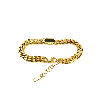 BRUNETTE CUBAN BRACELET