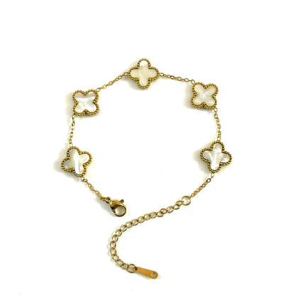 W- FOUR CLOVER BRACELET