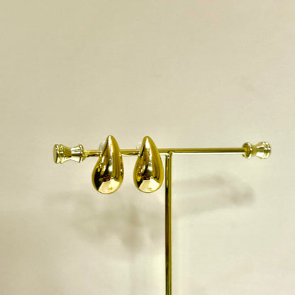 GOLD DROPLET STUDS