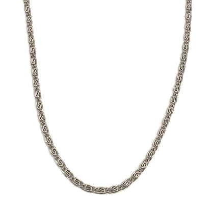 Twine silver chain