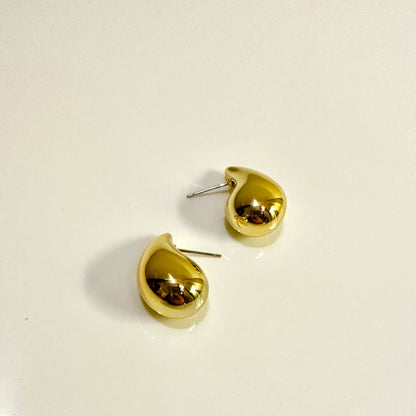 GOLD DROPLET STUDS