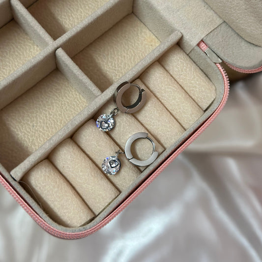 STERLING LOVE DANGLERS