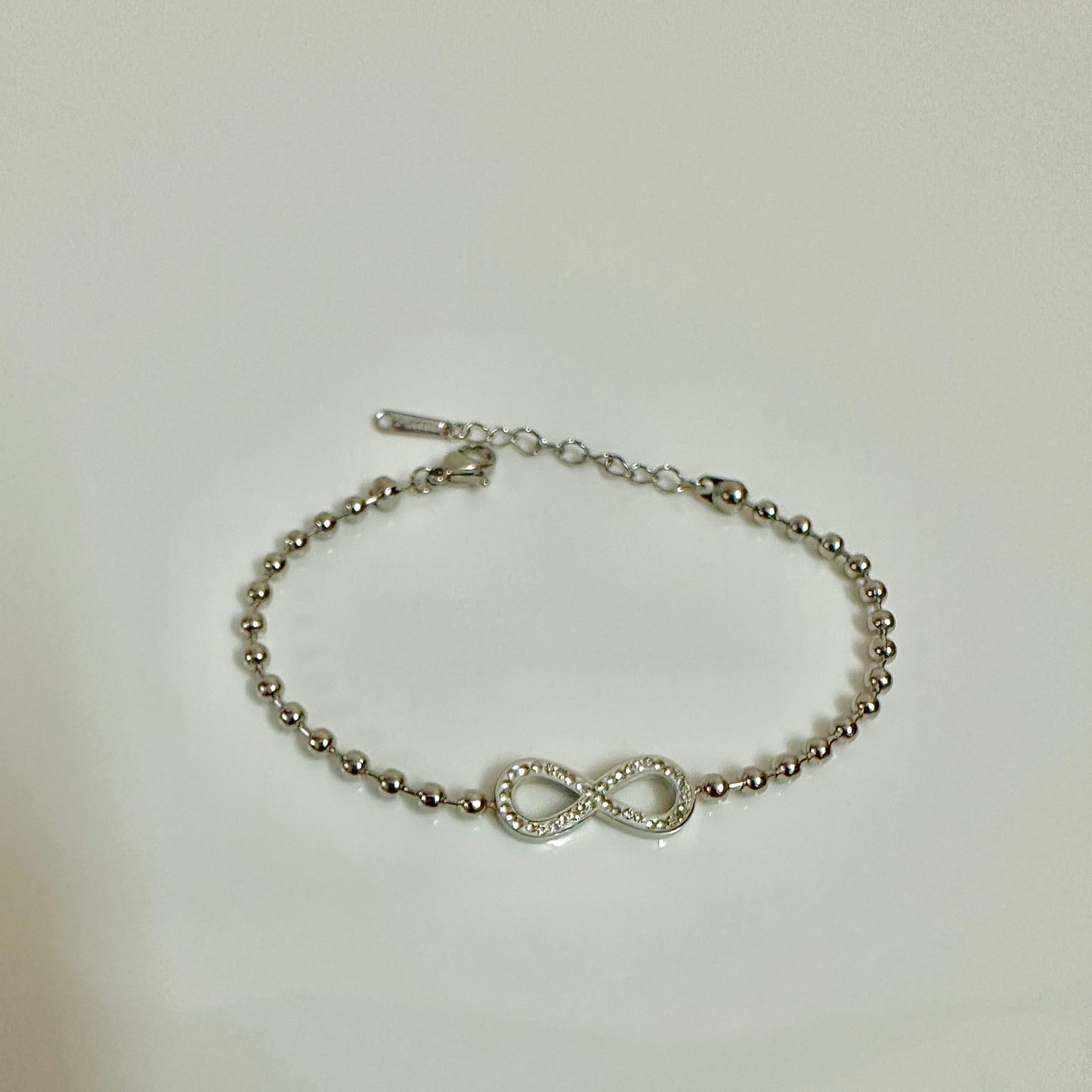 RHINESTONE INFINITY BRACELET