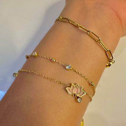 WATER LILLY ANKLET