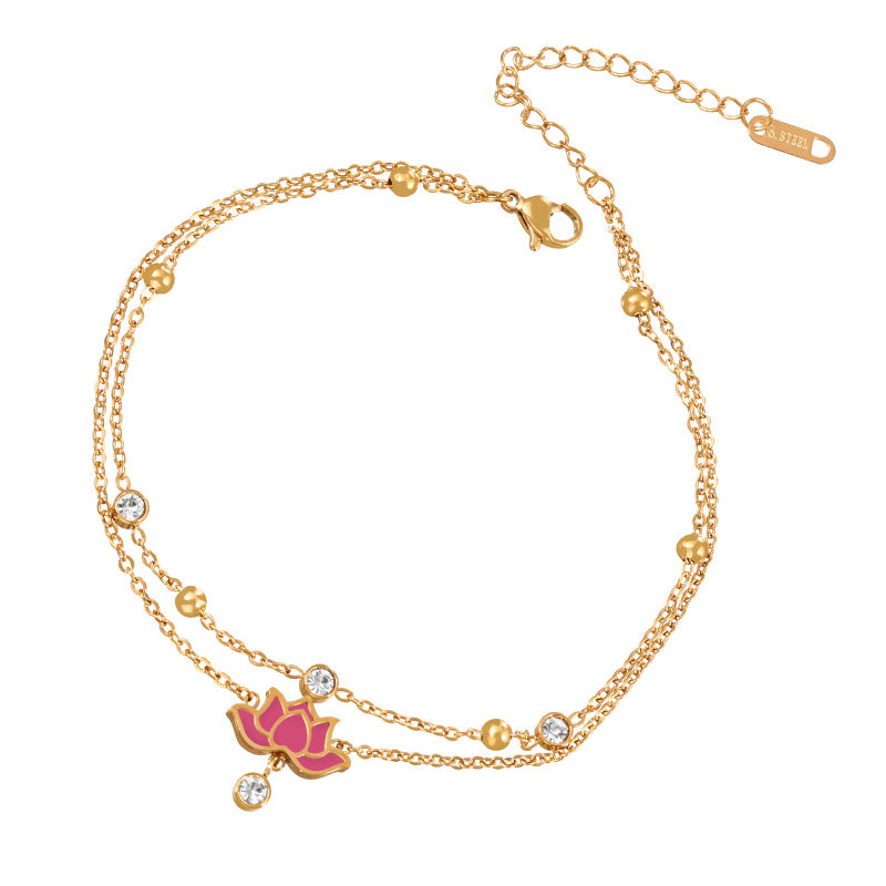 WATER LILLY ANKLET