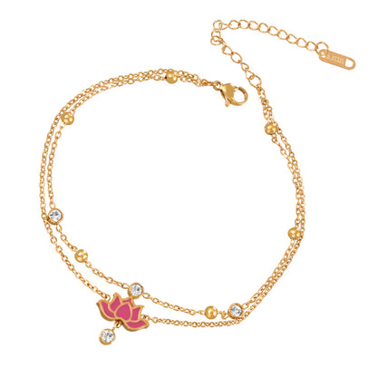 WATER LILLY ANKLET